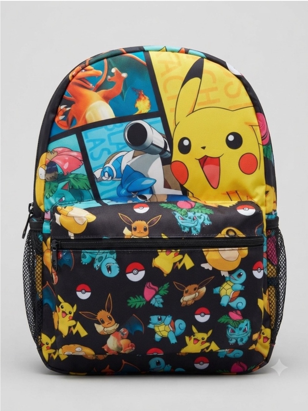 Brand New Pokémon Character Backpack - Pikachu, Eevee, Charizard & Friends